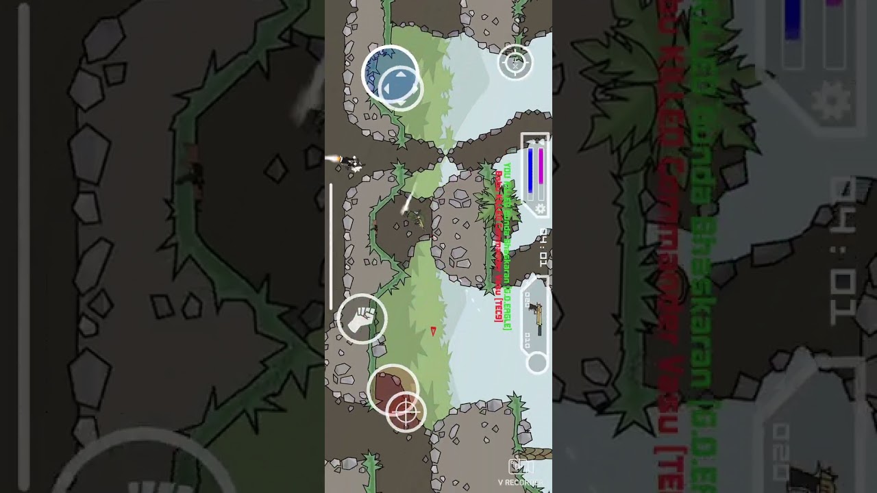 Ranked outpost game #minimilitia #doodlearmy2 #nostalgia 