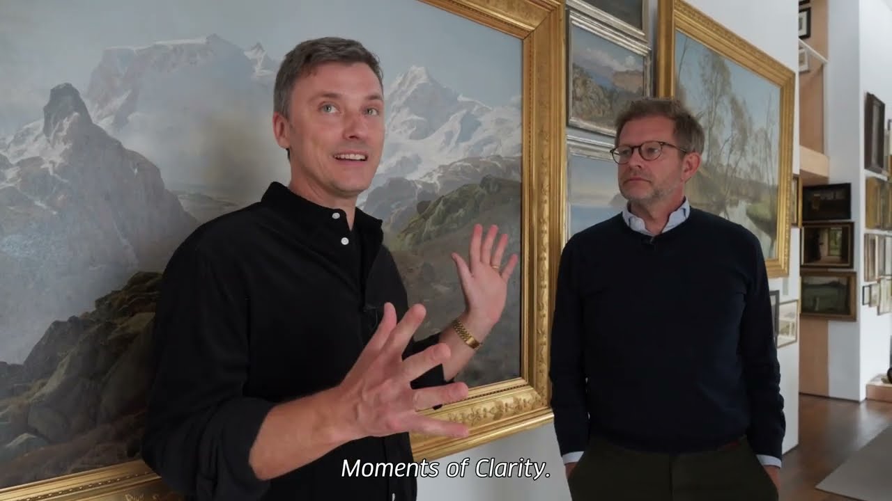 Janus la Cour at the MKdW - Curator Florian Illies speaking with Simon Elson (English subtitles)