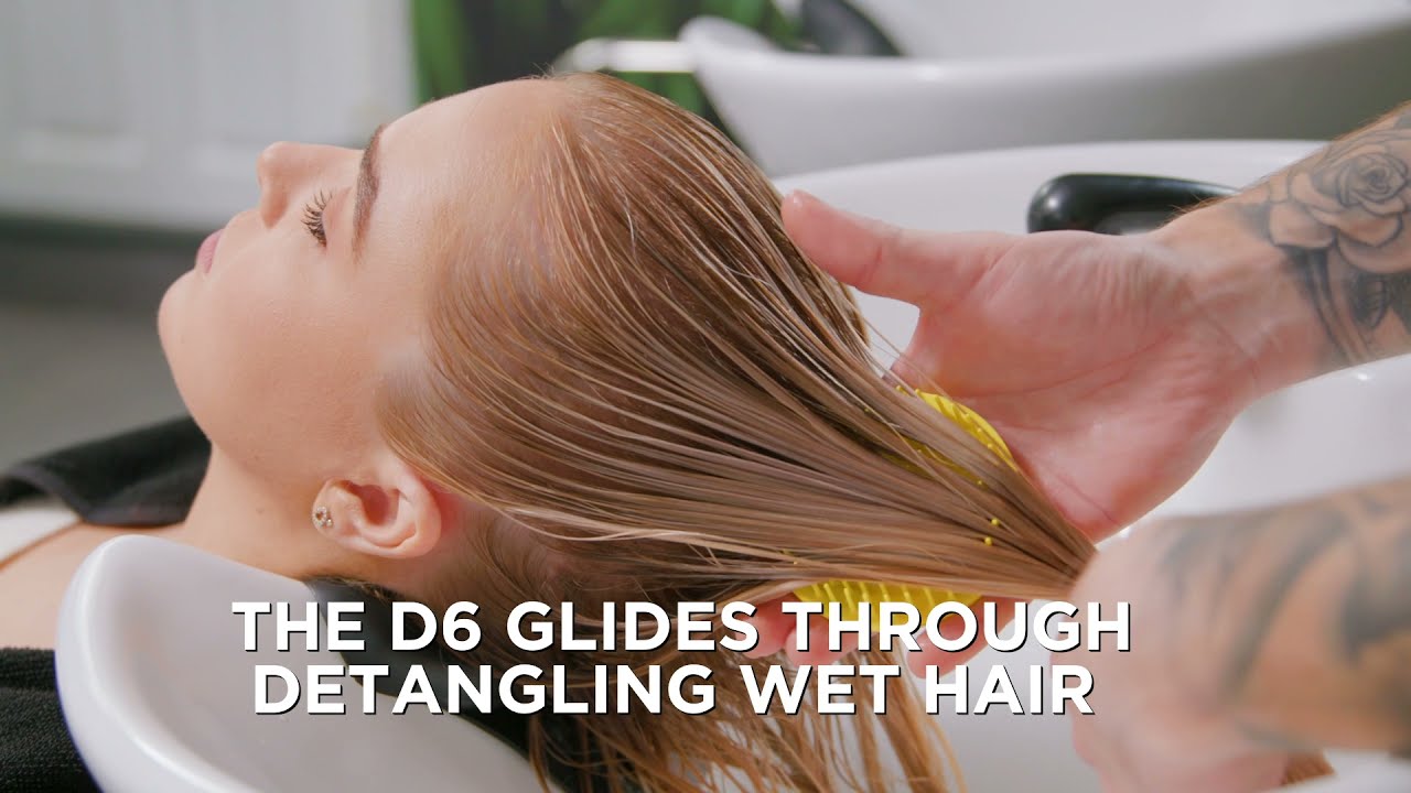 Denman D6 Be Bop Handy Detangler & Scalp Massager