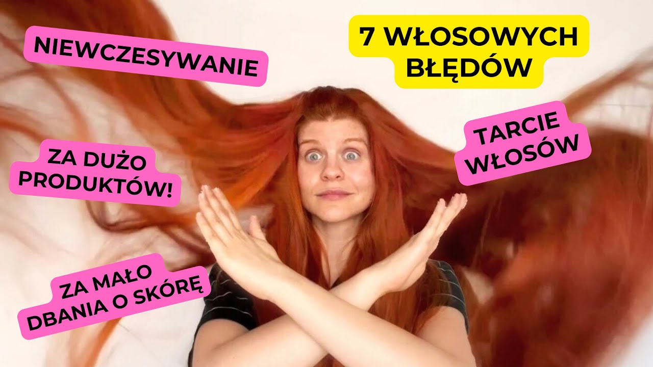 ❌ NIE POPEŁNIAJ TYCH BŁĘDÓW ❌ W PIELĘGNACJI WŁOSÓW