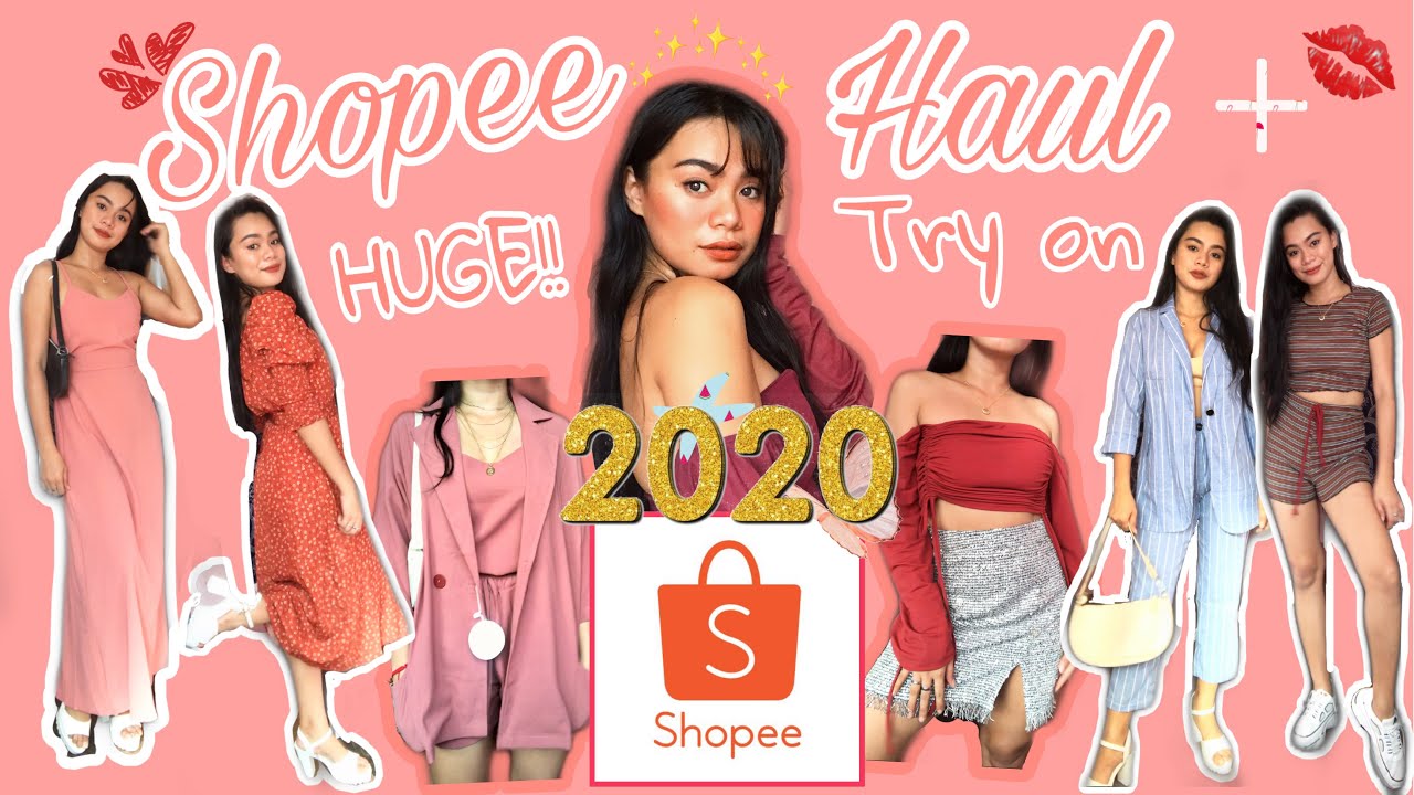 HUGE SHOPEE HAUL + TRY ON HAUL 2020 | Clothes, Jewelries, Bag, Shoes , and more .. PART 1
