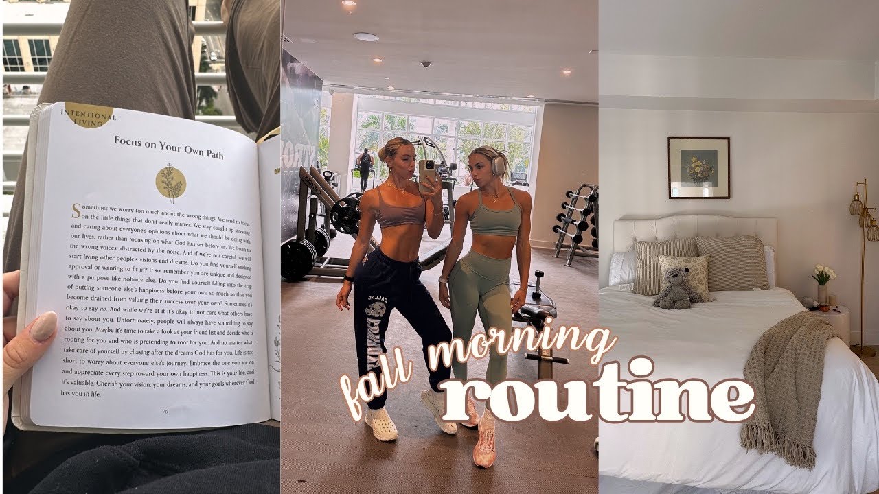 6:30 AM FALL MORNING ROUTINE *healthy habits, productive & new routines*