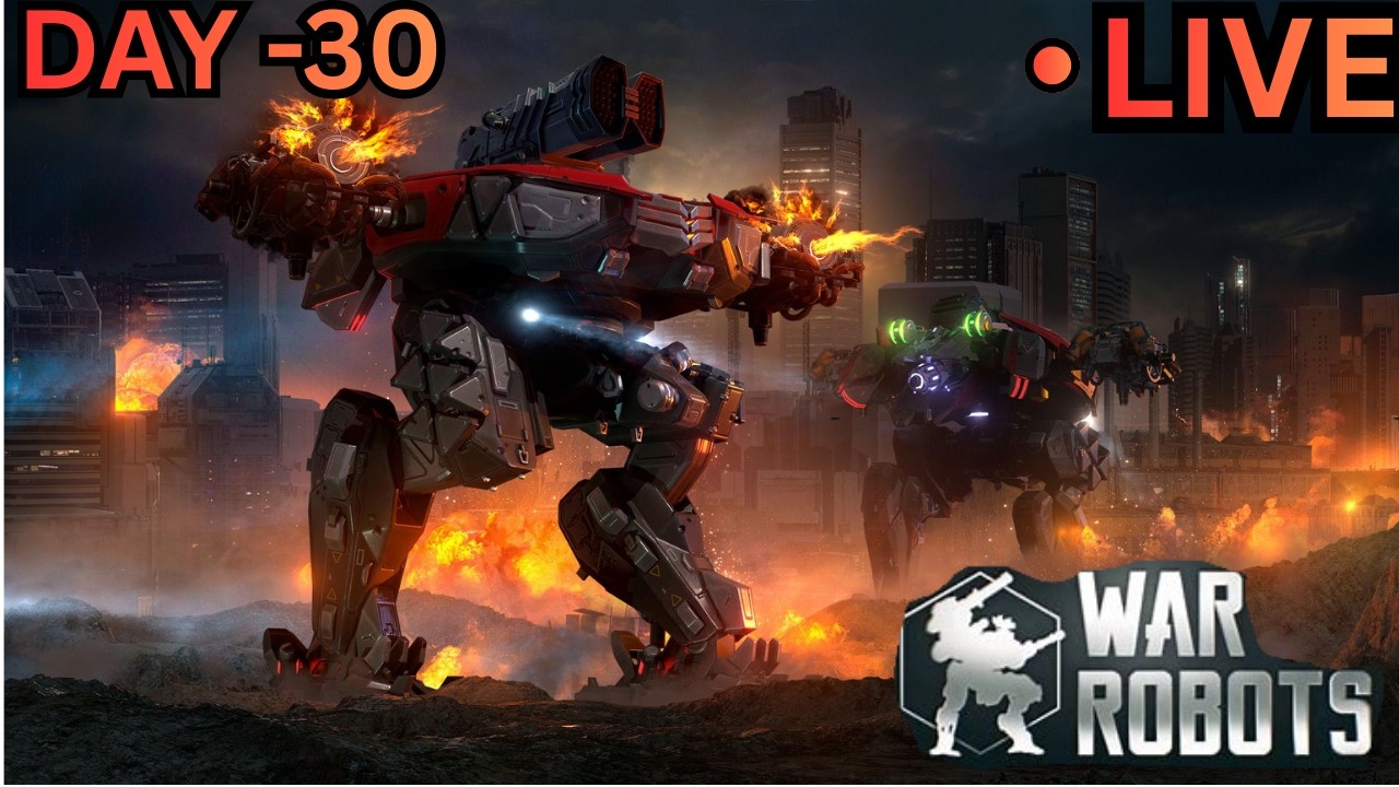 | WAR ROBOTS CHILL LIVE STREAM DAY 30 #warrobotslive #warrobotsindia #warrobots