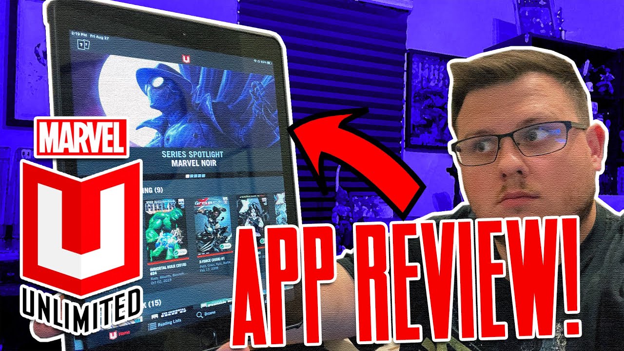 MARVEL UNLIMITED APP REVIEW!