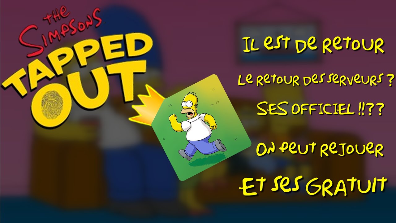 [TUTO] Rejouer au Simpson TAPPED OUT après la fermeture des serveur