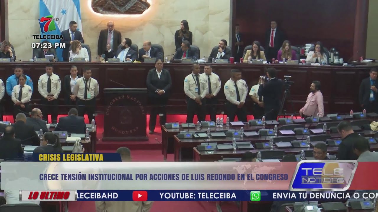Crece tensi&oacute;n institucional por acciones de Luis Redondo en el congreso