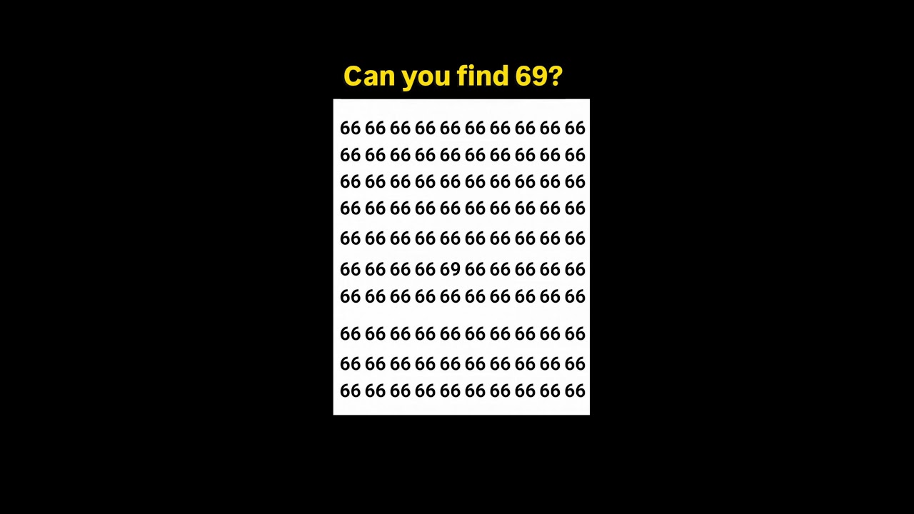Find 69