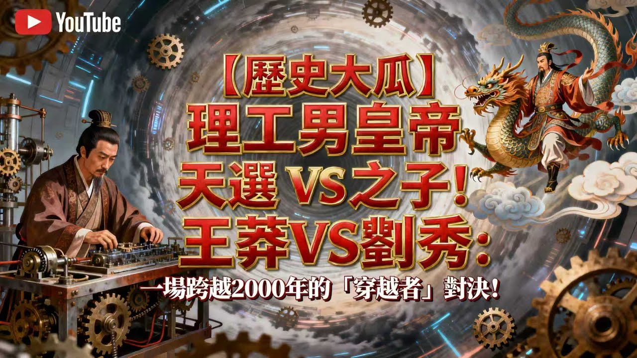 【歷史大瓜】理工男皇帝 VS 天選之子！王莽 VS 劉秀：一場跨越 2000 年的「穿越者」對決！ 史上最奇特兩位帝王對決！