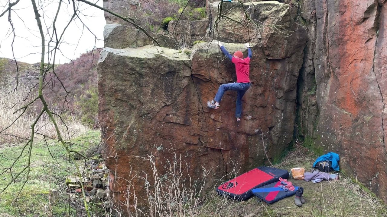 Rhamnousa - Stand Start f7C+ Wilton 4, Lancashire, Bouldering