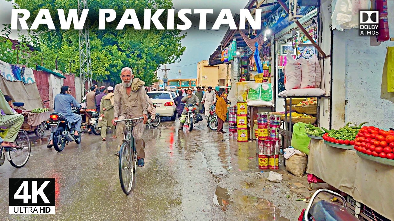 4K Walk Through UNSEEN Kohat Organic Fruit & Vegetable Market | Cheap & Fresh 4k Walk 🇵🇰