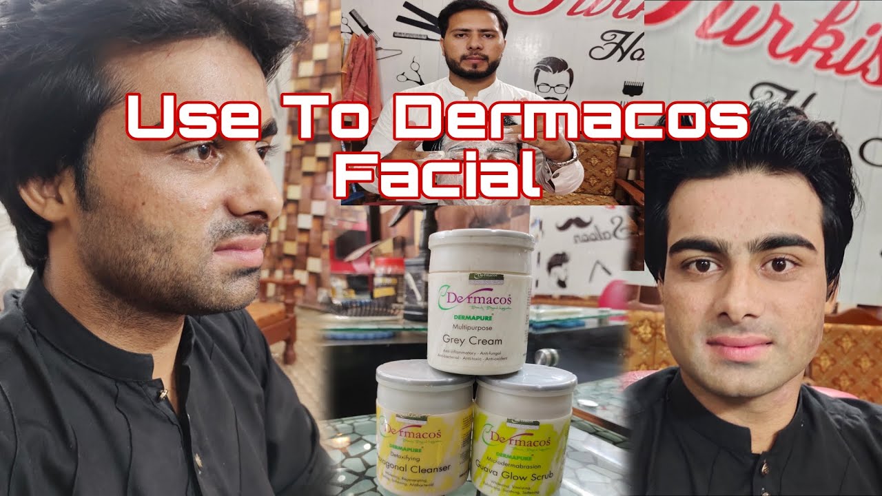How To Use Dermacos Facial.| Dermacos Facial Result | Turkish Hair Saloon