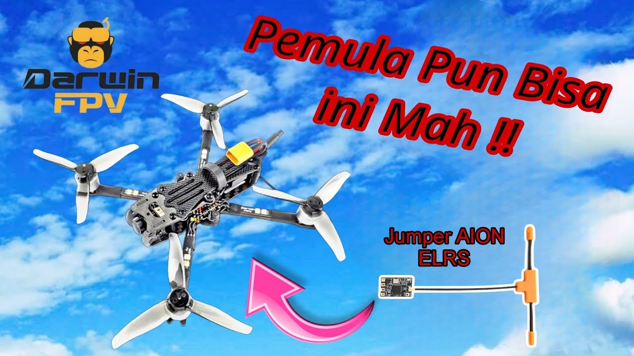 Tutorial Lengkap Pasang Rx elrs di drone darwin FPV Baby Ape