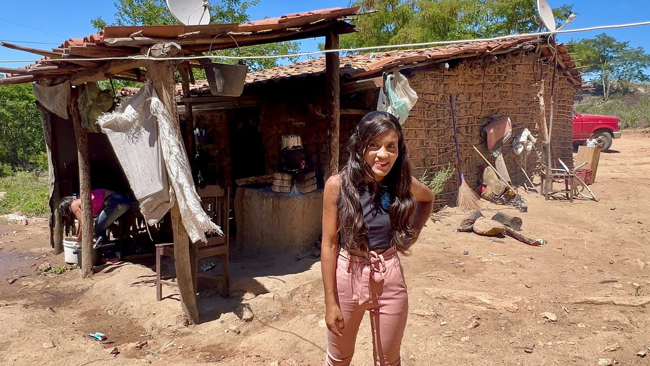SÁBADO DE ALELUIA ALMOÇO NA ROÇA COM  NIELE  E FAMÍLIA, A MENINA DA CASA DE PEDRAS
