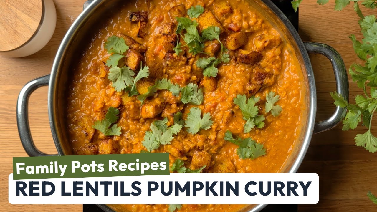 Red Lentil Curry with Pumpkin – Easy, Healthy & Delicious!