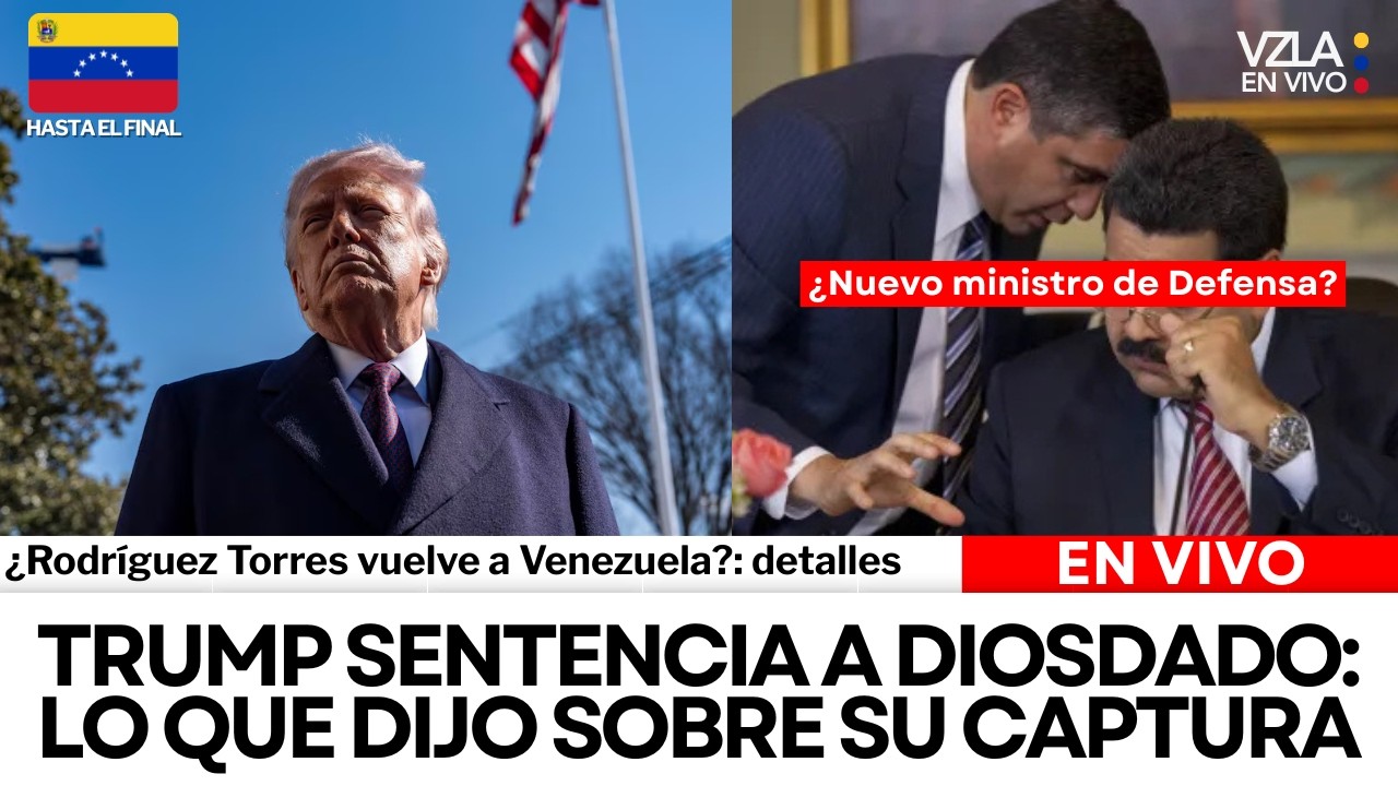 VIVO | Trump sentencia a Diosdado: detalles - &iquest;Rodr&iacute;guez Torres en Venezuela?: lo que sabemos