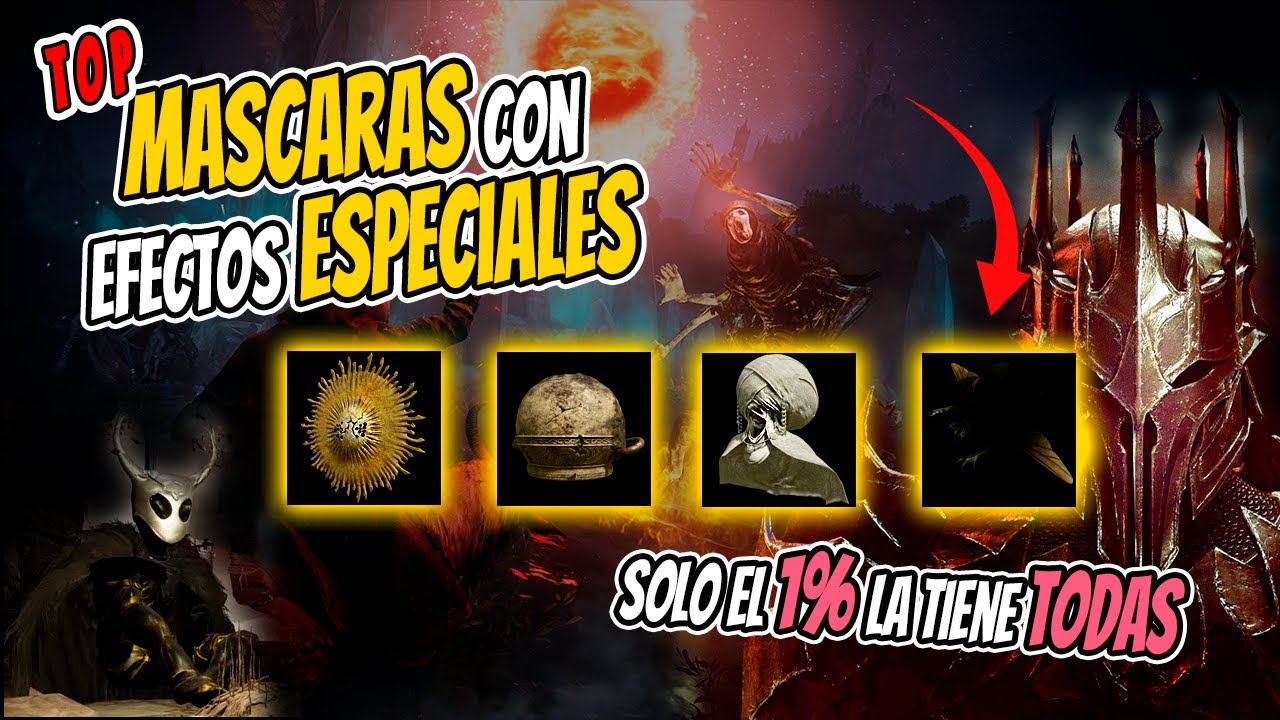 MASCARAS ESPECIALES👺, YA LAS TIENES TODAS? - Elden ring