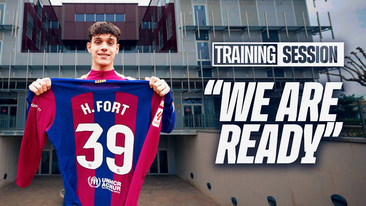 BEHIND THE SCENES OF HÉCTOR FORT'S HOME DEBUT | FC Barcelona Training 🔵🔴