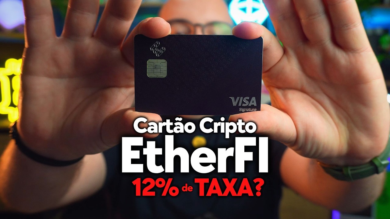 🛑 - Car&atilde;o EtherFI na pr&aacute;tica! Quais as TAXAS e CASHBACKS REAIS?