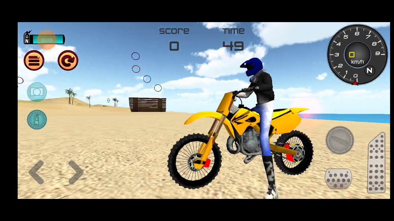 Motor Racer Game Android Gameplay | beach bike stunt racing | Lets Video Games