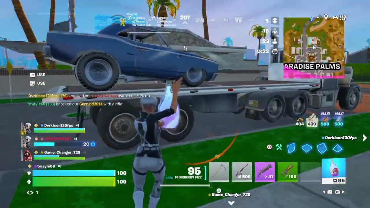 Playing fortnite