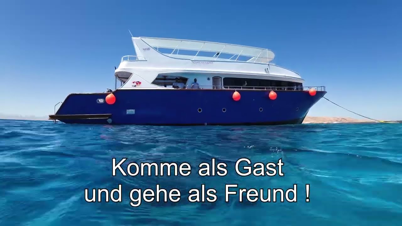 Das Boot der Tauchfreunde Hurghada