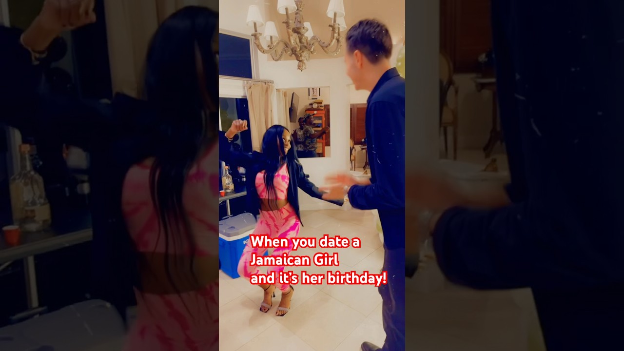 Dancing for my white American boyfriend on my birthday. Interracial dating.