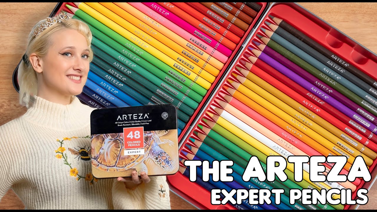 Reviewing The Arteza Expert - Pro Coloured Pencils -  Is it the best budget pencil?