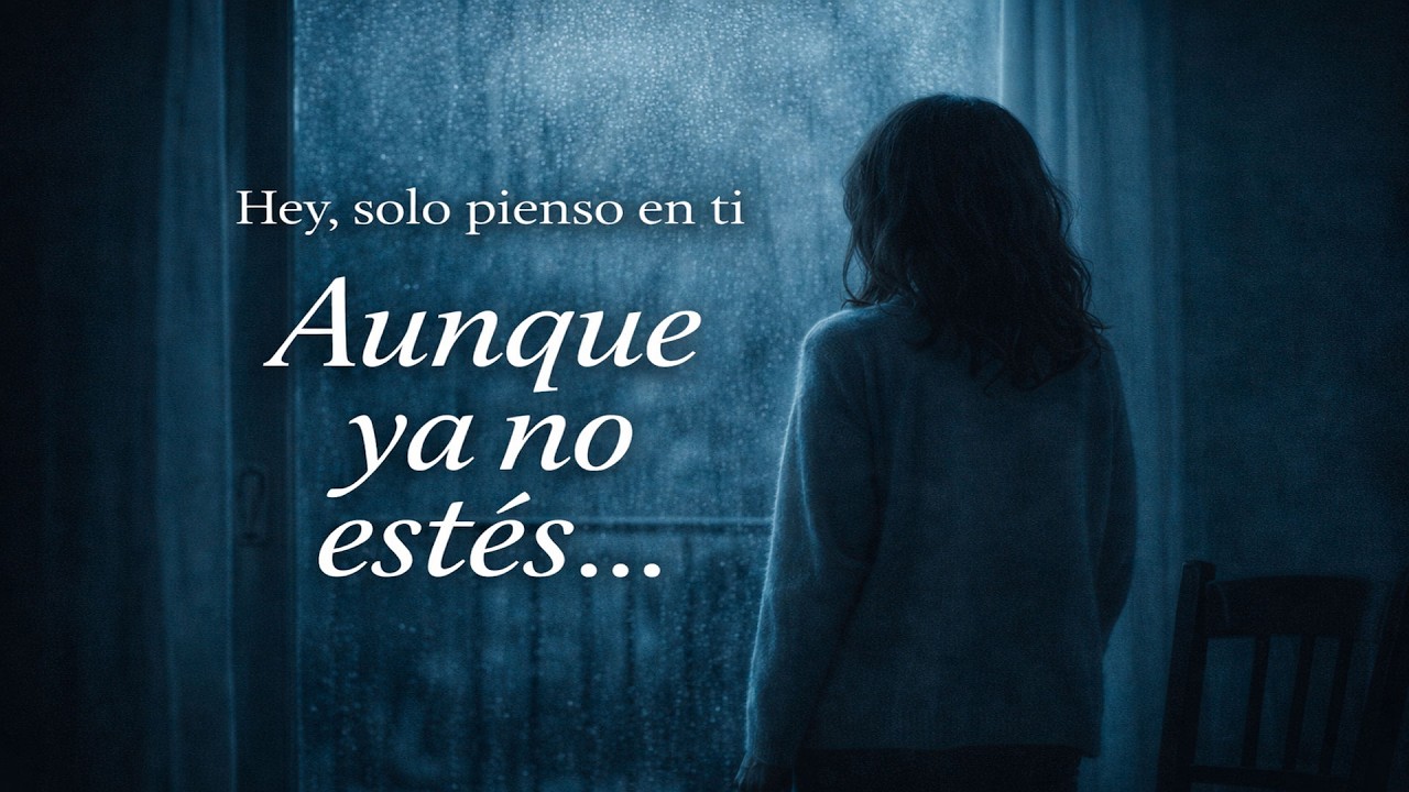 “Hey, solo pienso en ti aunque ya no estés  Canción íntima”