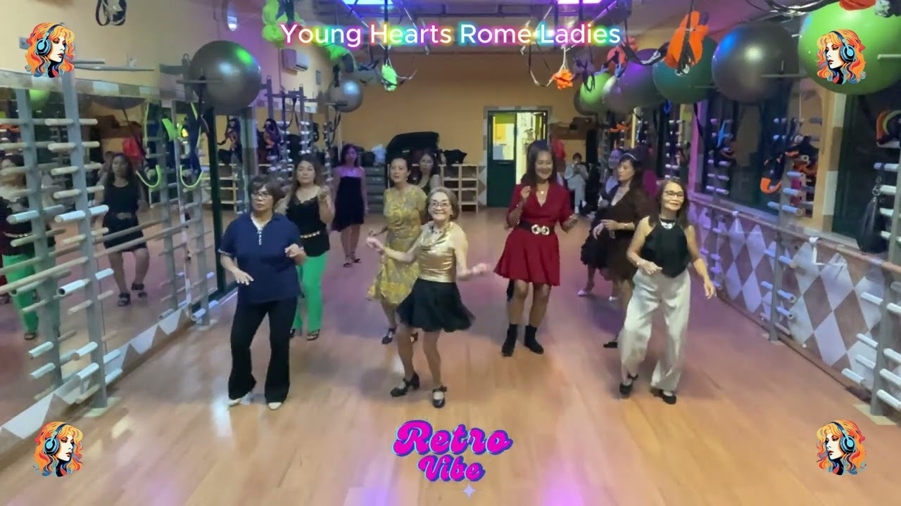 The Real Thing - You To Me Are Everything | 32ct 1Wall RetroSamba LineDance | YoungHearts RomeLadies