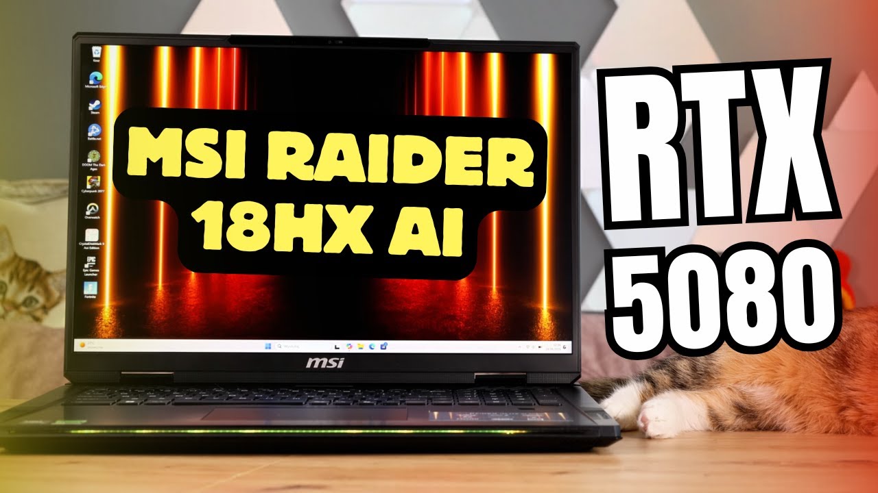Laptop za 22 tys. zł 💸 MSI Raider 18 HX AI z RTX 5080 💻 Potęga gamingu!