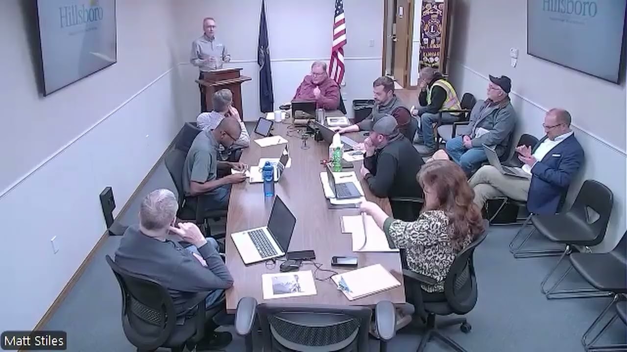 City of Hillsboro KS Regular Meeting 03-03-26