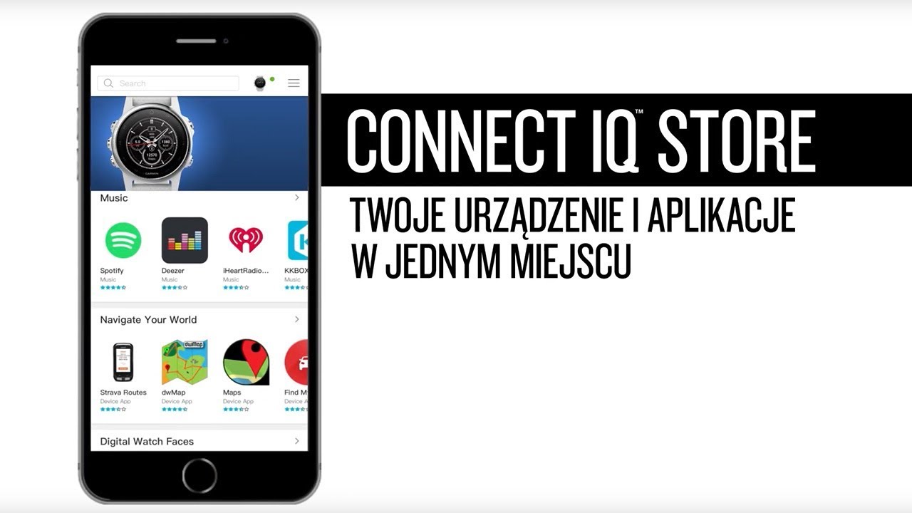 Przedstawiamy nową aplikację Connect IQ&trade; Store