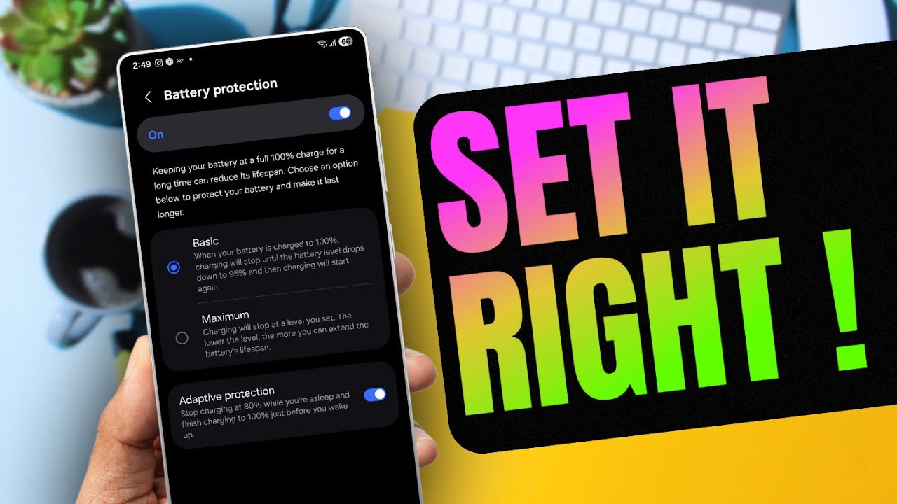 SUPER IMPORTANT SETTINGS ! Battery Protection Feature on Samsung Galaxy Phones - One UI 8 / 7