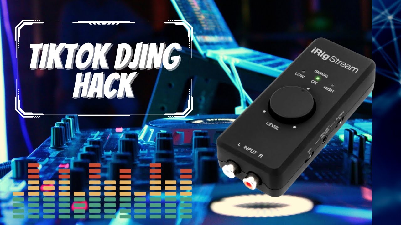 TIKTOK AUDIO HACKS  (iRig Stream) #howto #dj #tiktok
