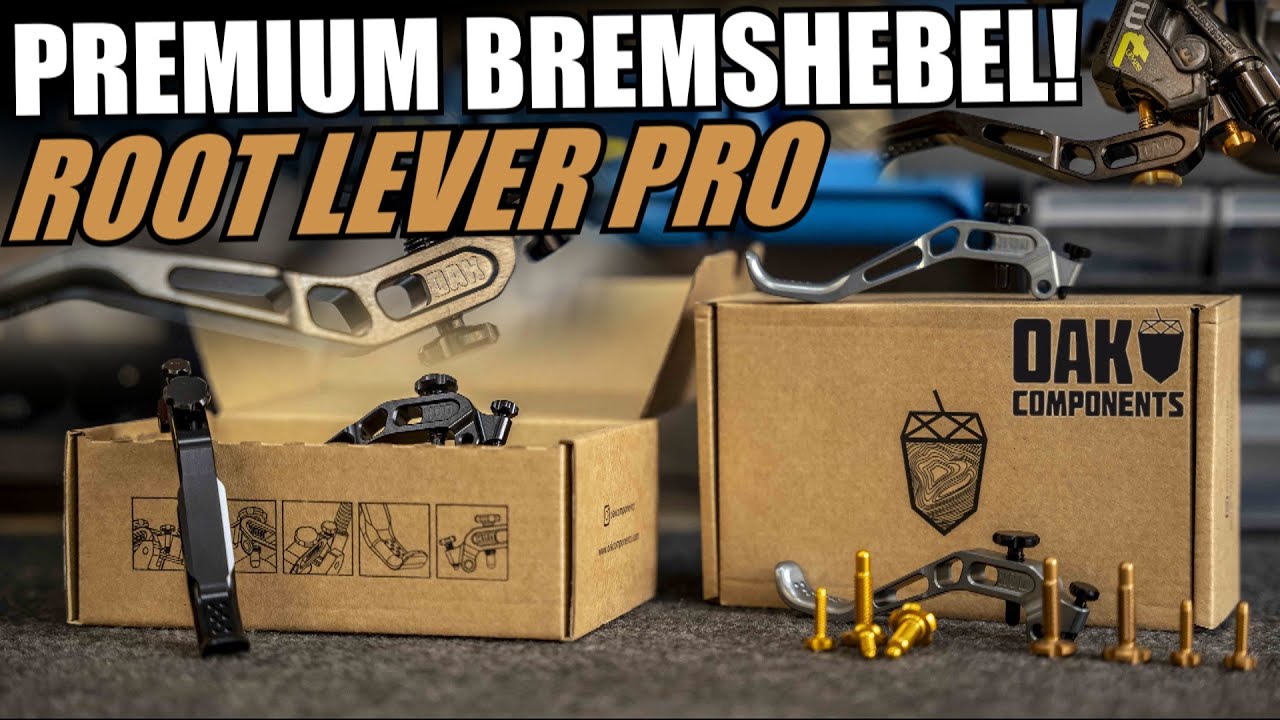 PREMIUM BREMSHEBEL VON OAK COMPONENTS! Erster Eindruck + Montage an der MT7 (OAK Root Lever Pro)