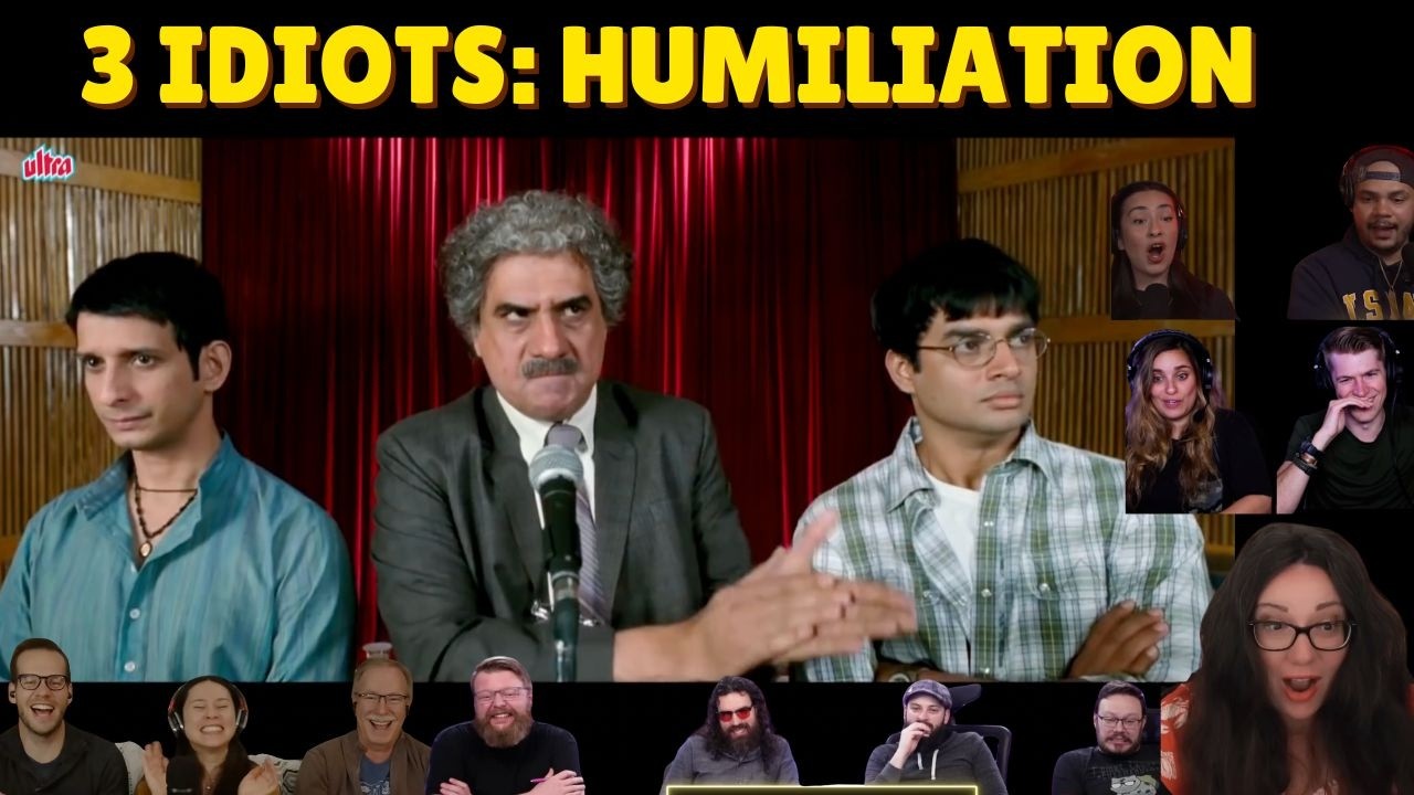 Foreigners REACT to 3 IDIOTS | BABA gutter me 😱😭 | Reaction Compilation Part 8