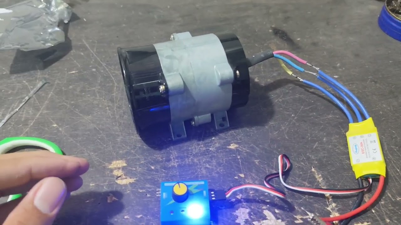 Bikin Kipas Turbo C7000 bisa putar kanan putar kiri