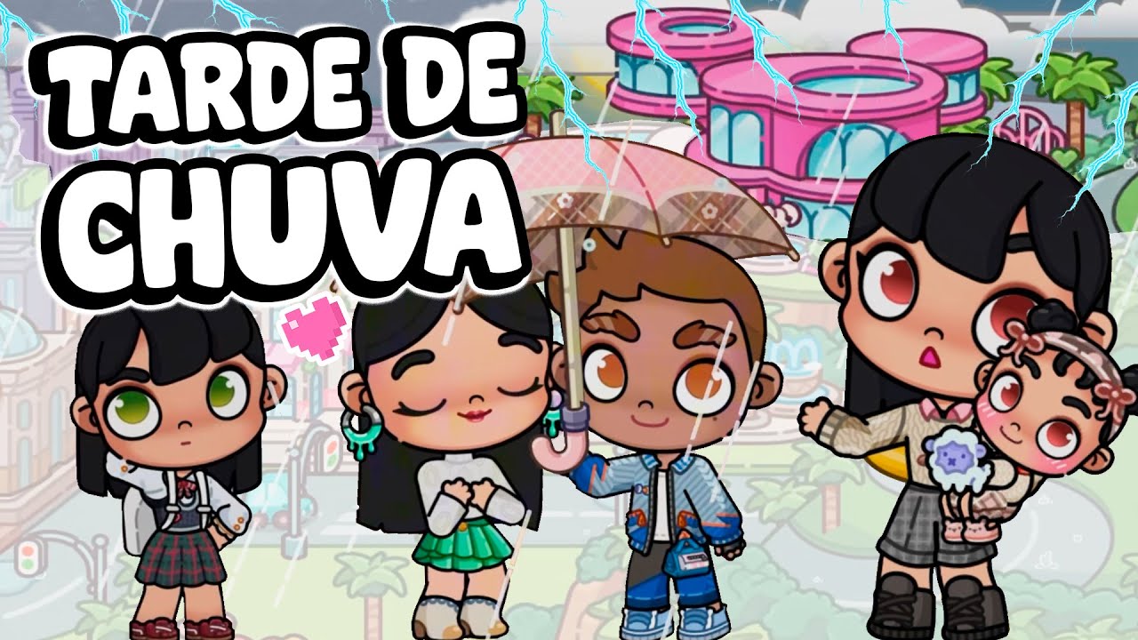 ROTINA TARDE DE CHUVA, AMANDA PATTER SORVETERIA | PAZU AVATAR WORLD ROTINAS E HISTÓRIAS