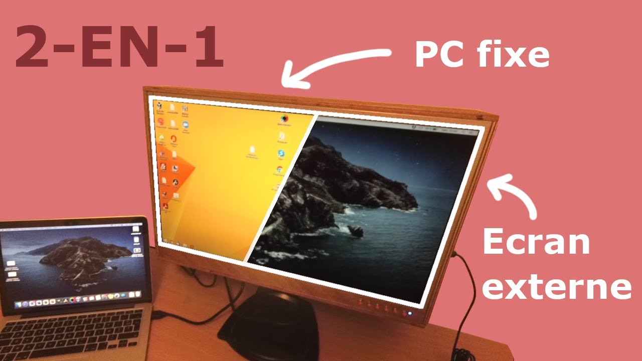 Recycler son pc portable pour fabriquer un ecran externe ?