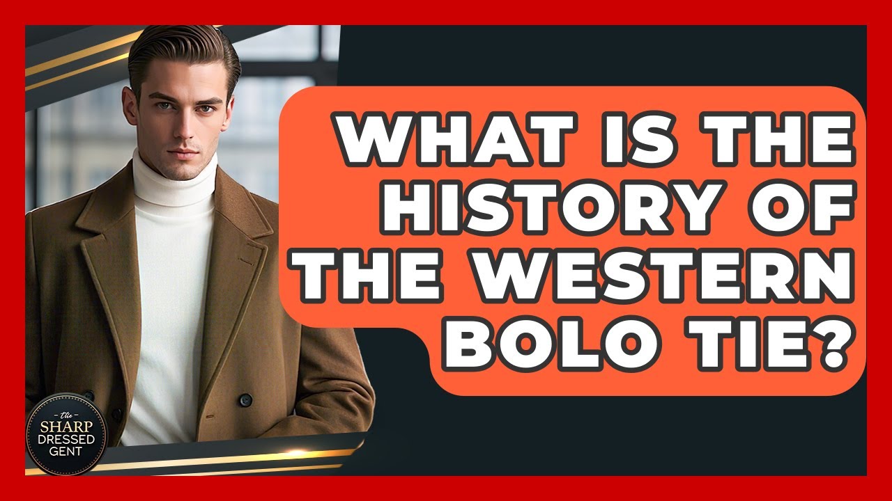 What Is The History Of The Western Bolo Tie? - The Sharp Dressed Gent