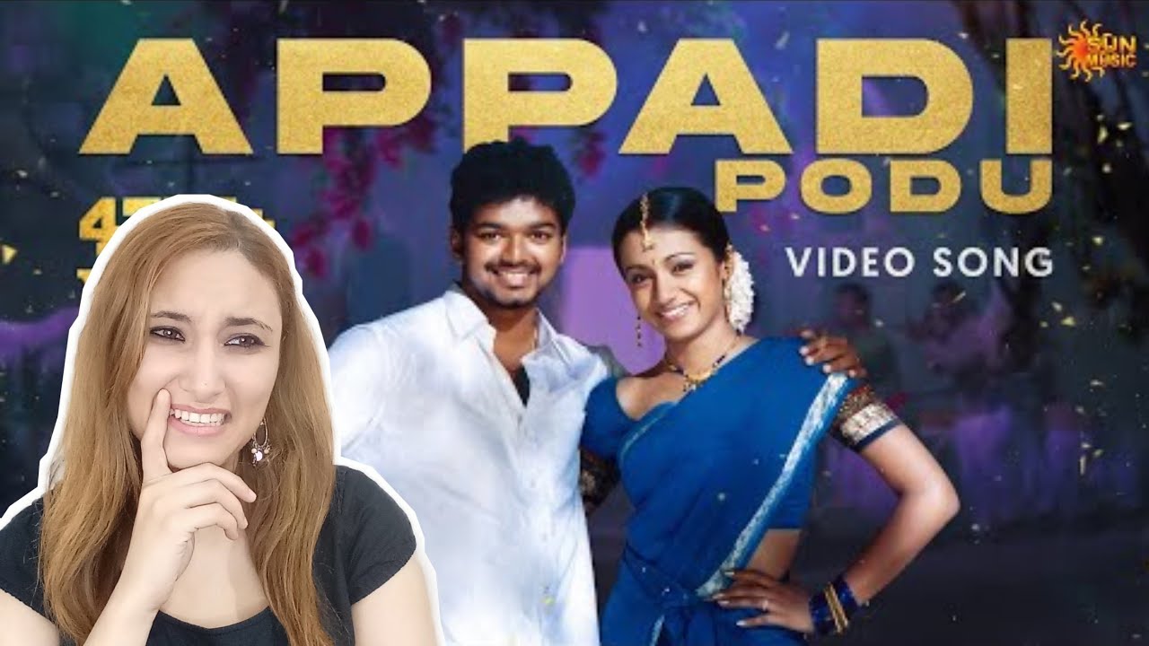 Appadi Podu reaction | Gilli | Thalapathy Vijay and Trisha|