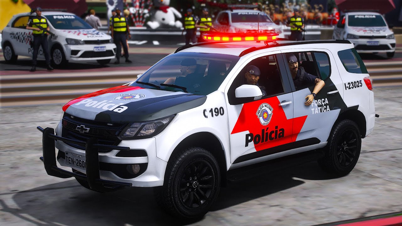 PERSEGUIÇÃO + CONFRONTO | FORÇA TÁTICA PMSP | GTA 5 POLICIAL