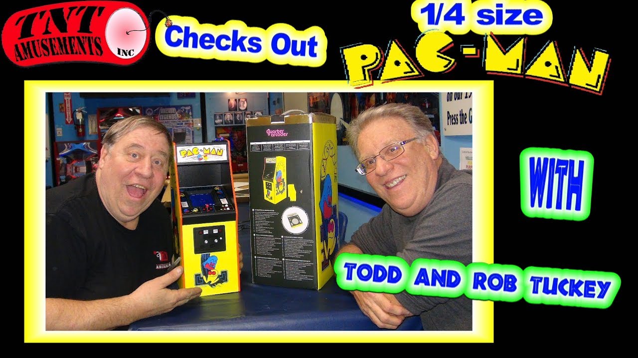 #1456 Check Out the QUARTER SIZE PACMAN Arcade Video Game from NUMSKULL GamesTNT Amusements