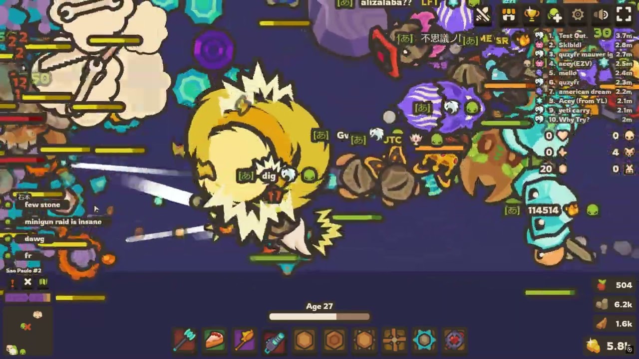 chilling minigun raid