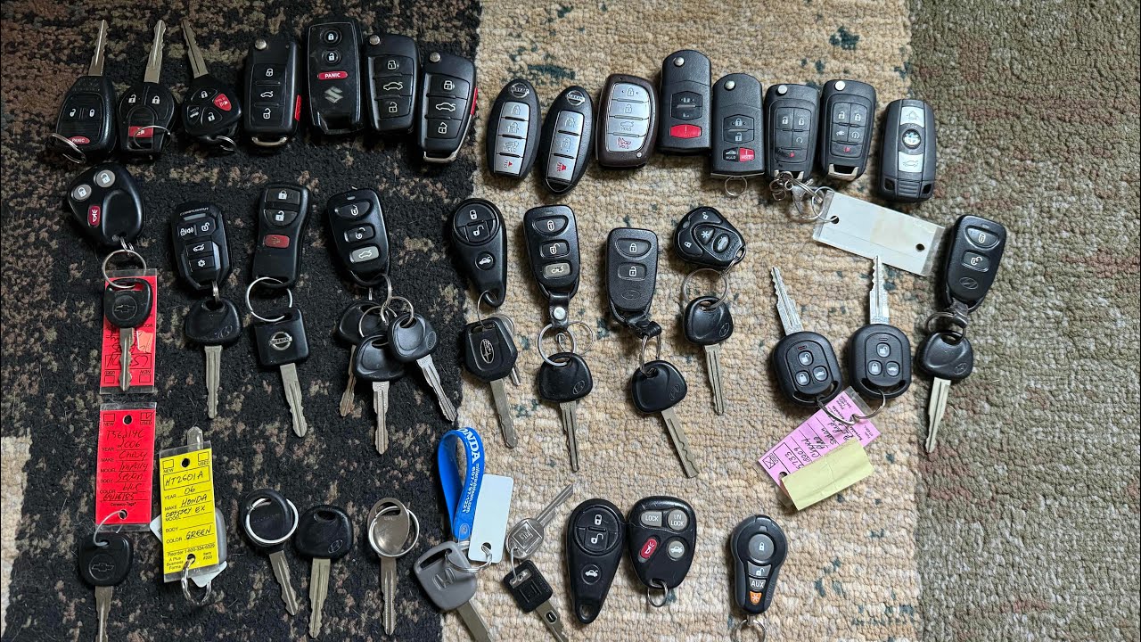 MASSIVE CAR KEY FOB HAUL