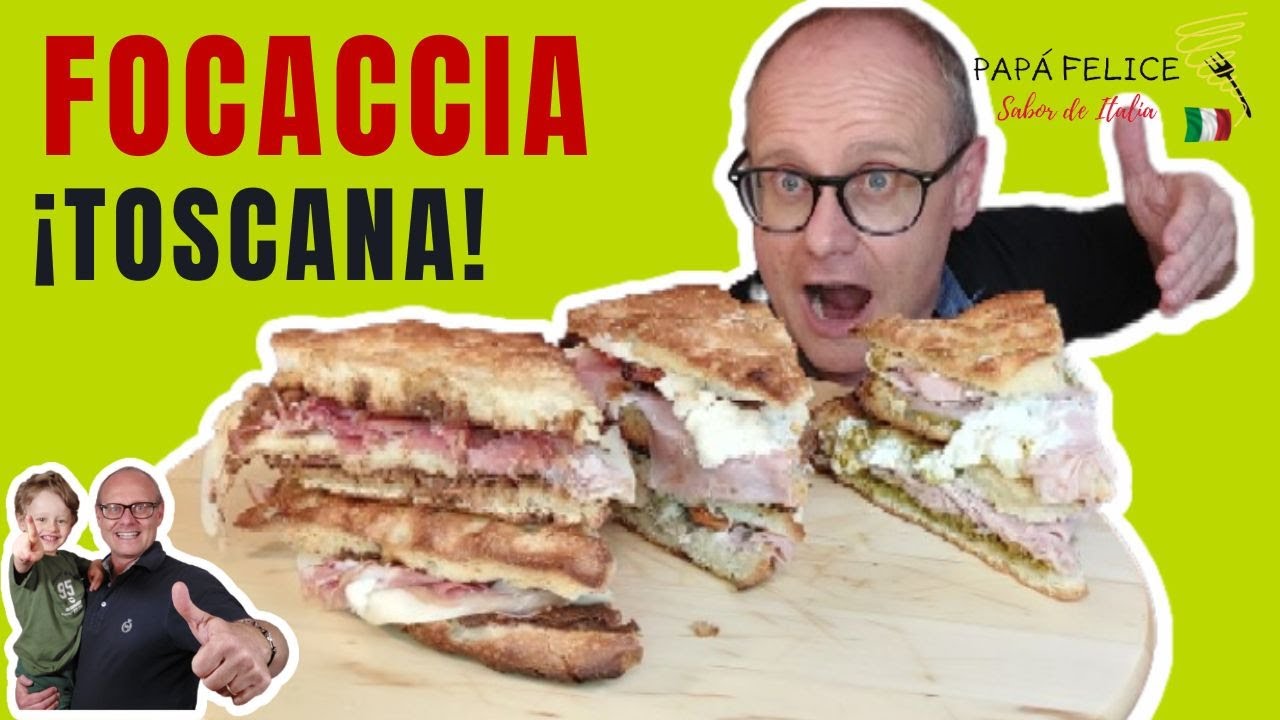 🇮🇹 ¡PASO A PASO Focaccia Toscana y sus Rellenos!
