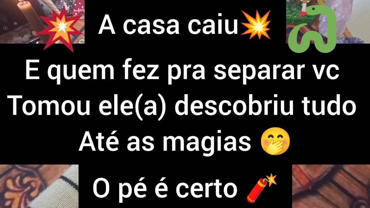 A CASA CAIU💥😱E QUEM FEZ PRA SEPARAR VCS TOMOU? TUDO DESCOBERTO POR ELE(A)ATE AS MAGIAS? LEVOU UM PÉ