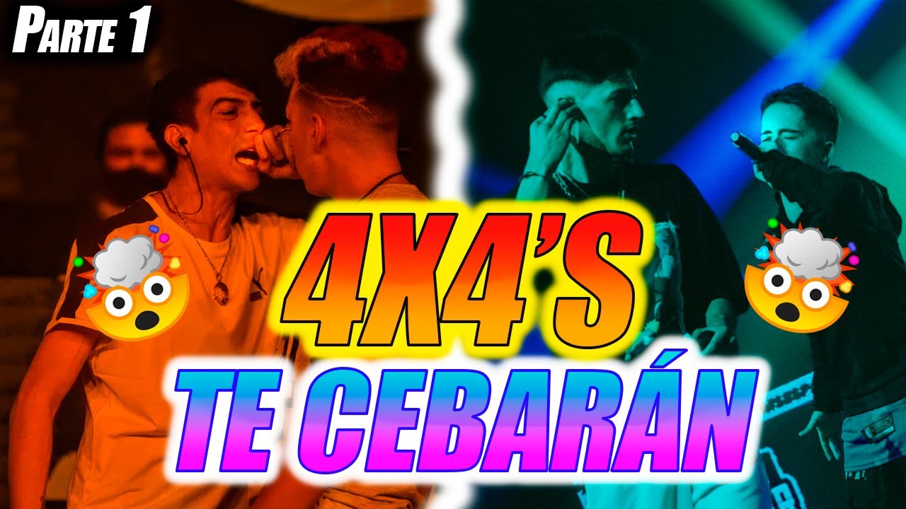 4x4 que te cebarán || Batallas de Rap.