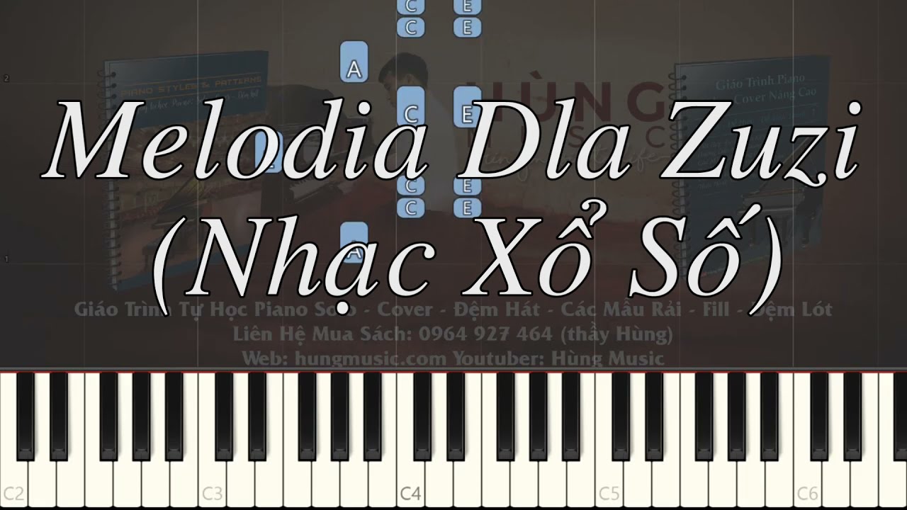 Melodia Dla Zuzi Piano -  Marek i Wacek - Nhạc Xổ Số Piano - Hùng Music