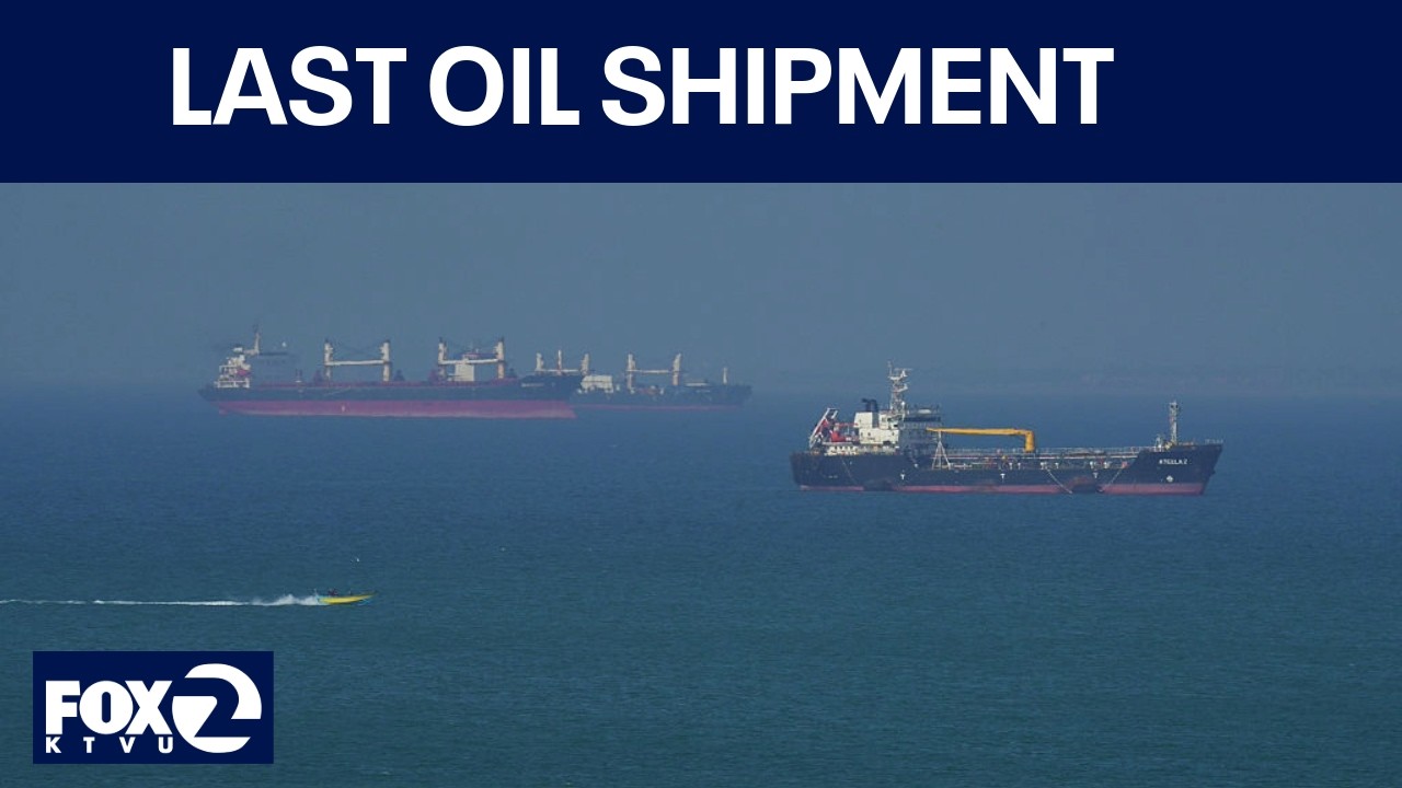 Последняя партия нефти с Ближнего Востока прибыла в Калифорнию | KTVU